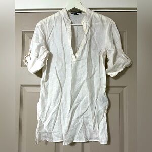 Ralph Lauren White Linen Tunic